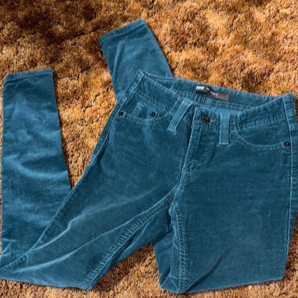 Levi's Teal Straight Leg Jeans